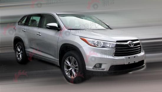 丰田新汉兰达国产车型
