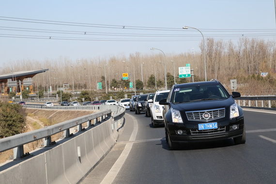 凯迪拉克SRX车队