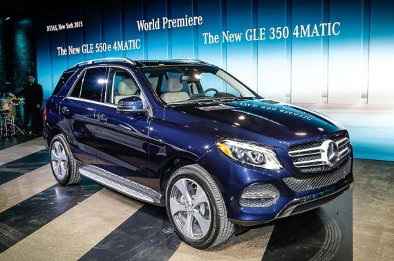 新款奔驰GLE亮相纽约车展 