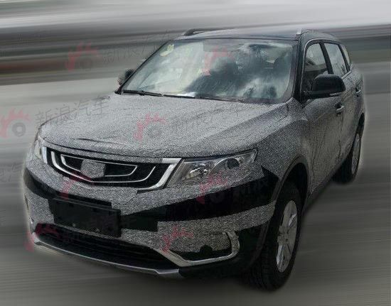 吉利NL-3轻度伪谍照曝光