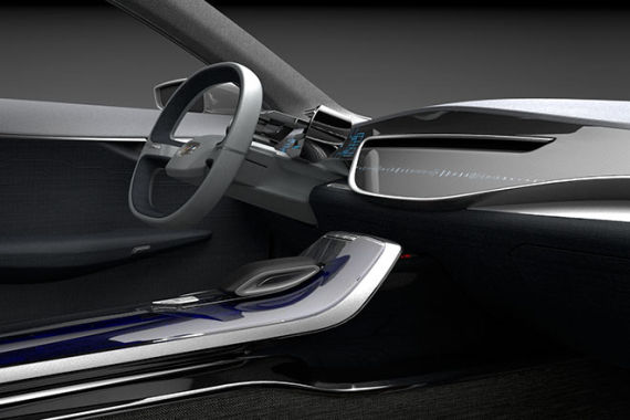 全新帝豪概念车内饰效果图