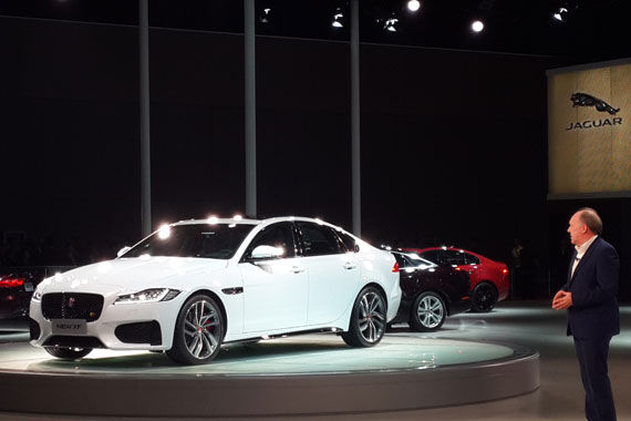 捷豹路虎携新一代XF等车 亮相上海车展