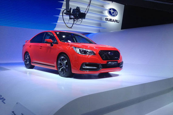斯巴鲁新力狮概念车/WRX STi中国首秀