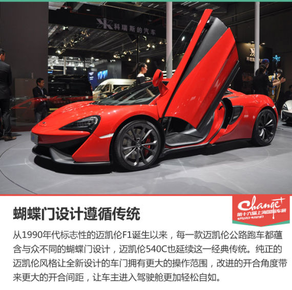 上海车展静态体验迈凯伦540C