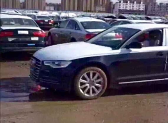 一批奥迪A6L因长春暴雨遭水浸泡