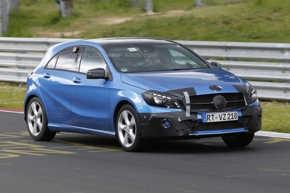 新款奔驰A级谍照