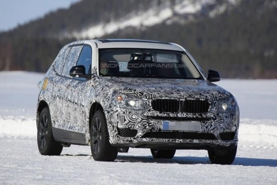 宝马全新X3谍照