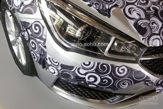 艾瑞泽5量产车型谍照