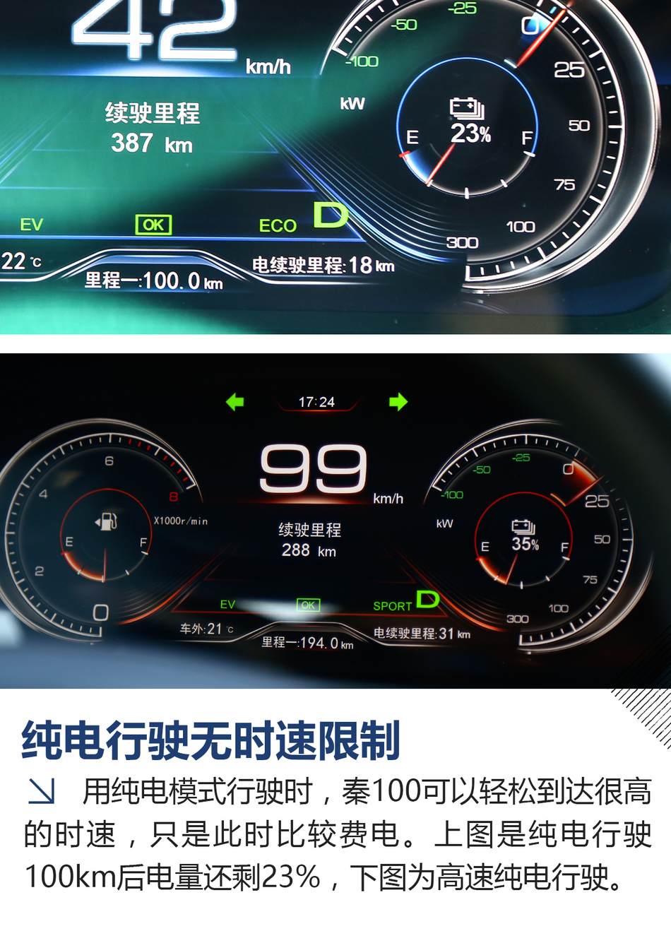 试驾比亚迪秦100