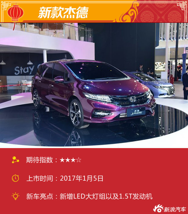 2017年新车展望合资篇