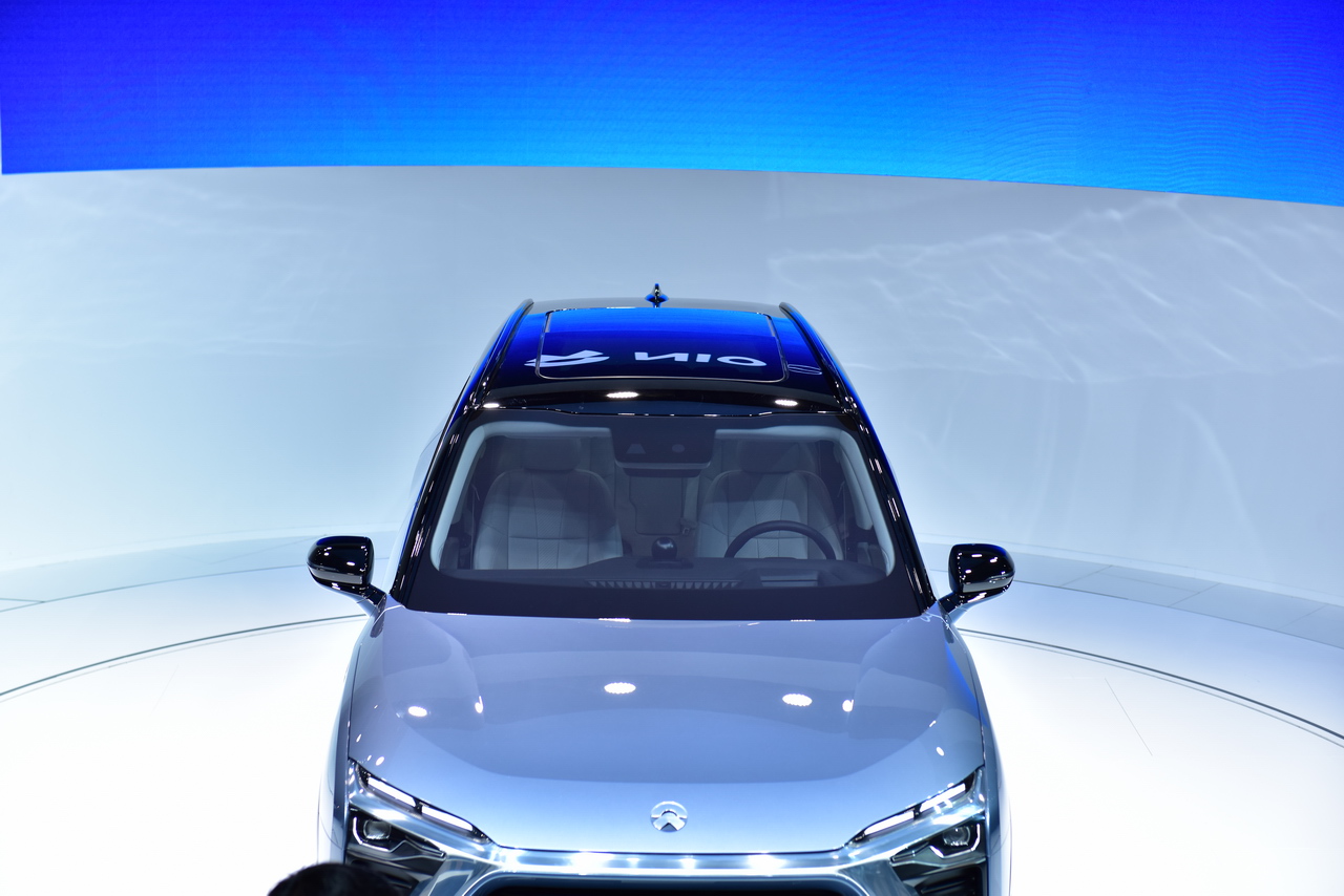 【蔚来es8车展图片】蔚来es8车展高清实拍图 -新浪汽车