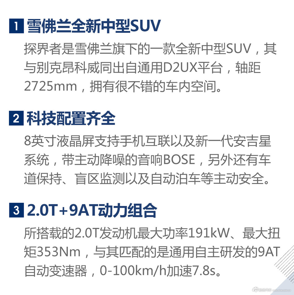 试驾雪佛兰探界者