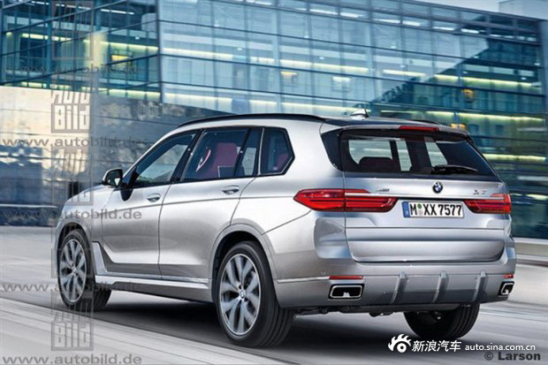 基于CLAR平台打造 宝马X7最新假想图