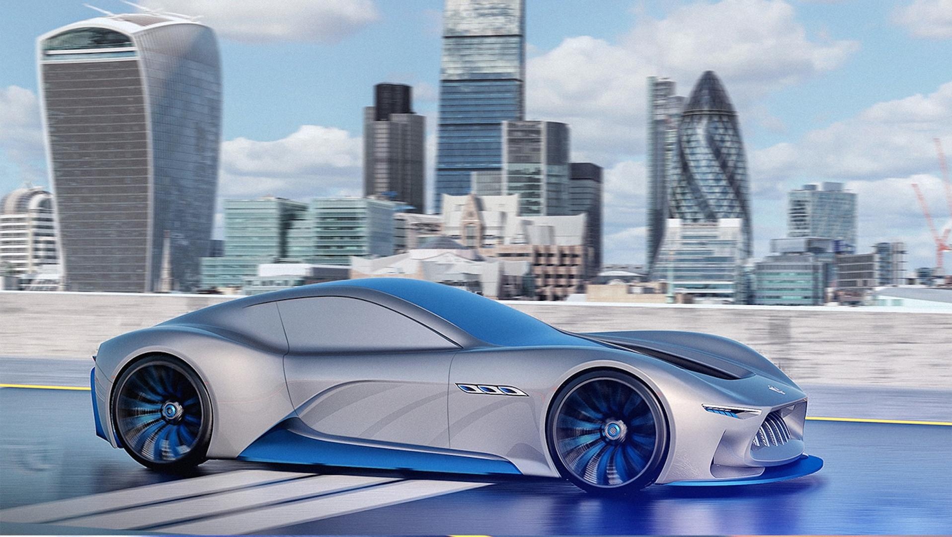 玛莎拉蒂genesi概念跑车渲染效果图