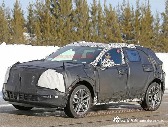 尺寸或看齐宝马X1?凯迪拉克XT3路试谍照