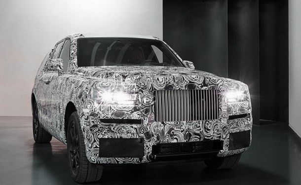 量产车身首曝 劳斯莱斯首款SUV官方谍照 