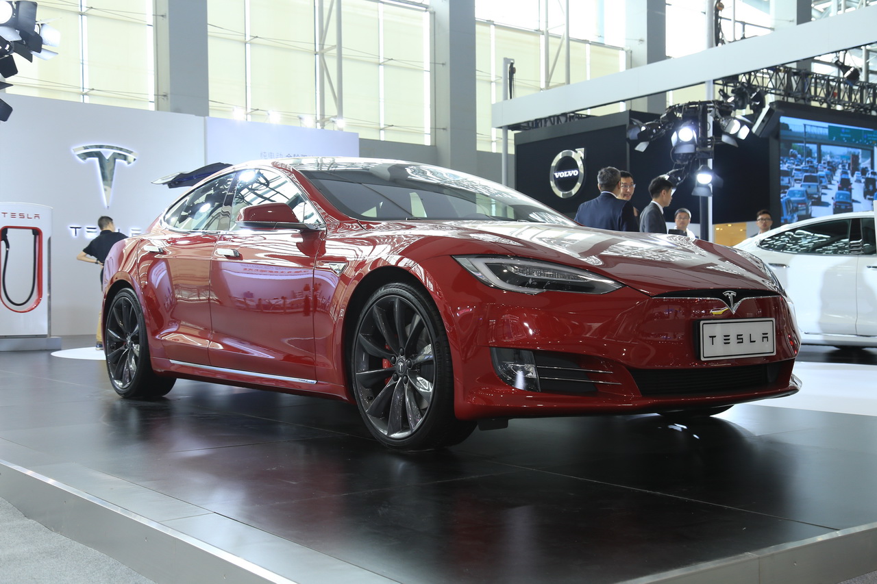 【特斯拉model s】特斯拉model s车展 - 新浪汽车