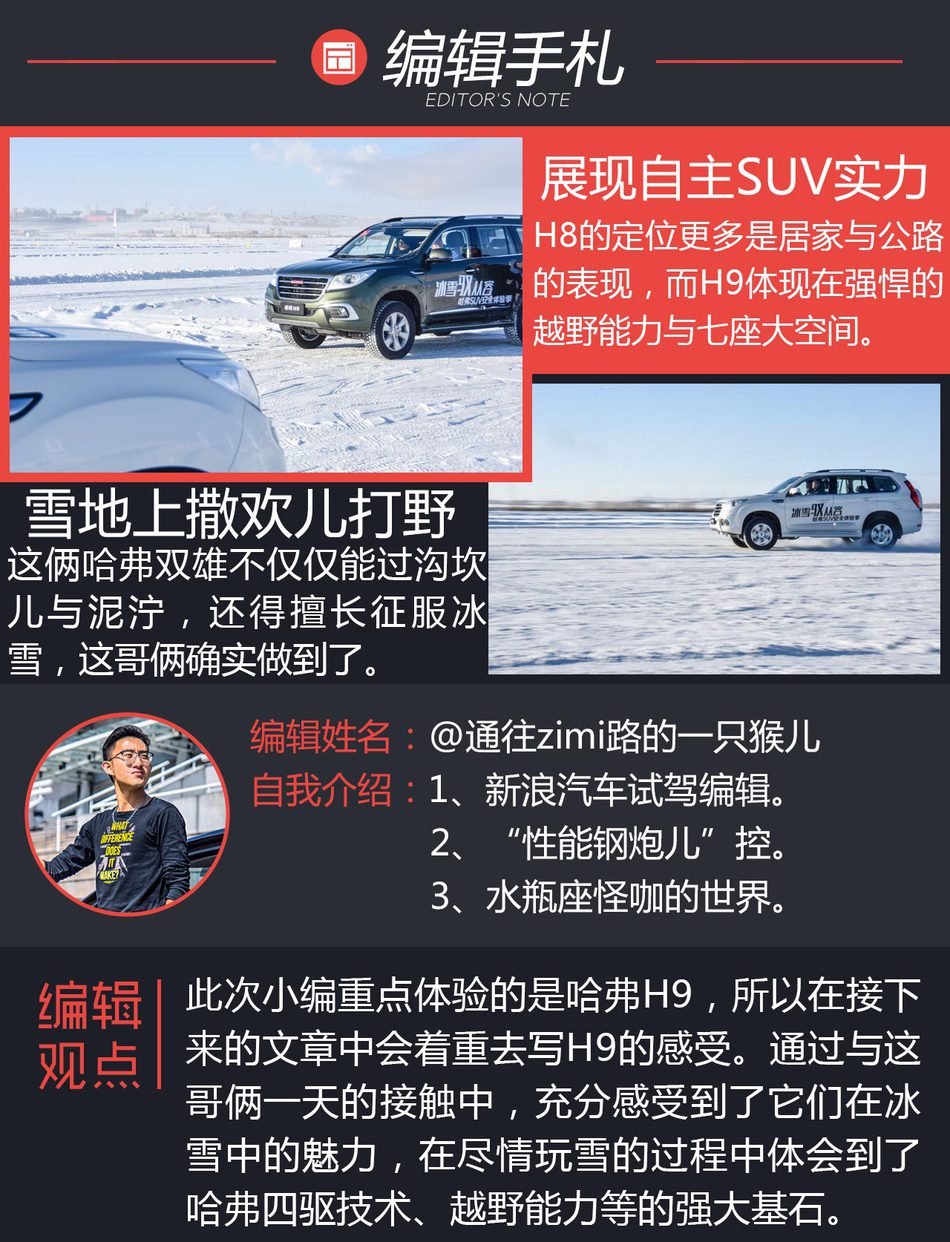 哈弗H9冰雪试驾