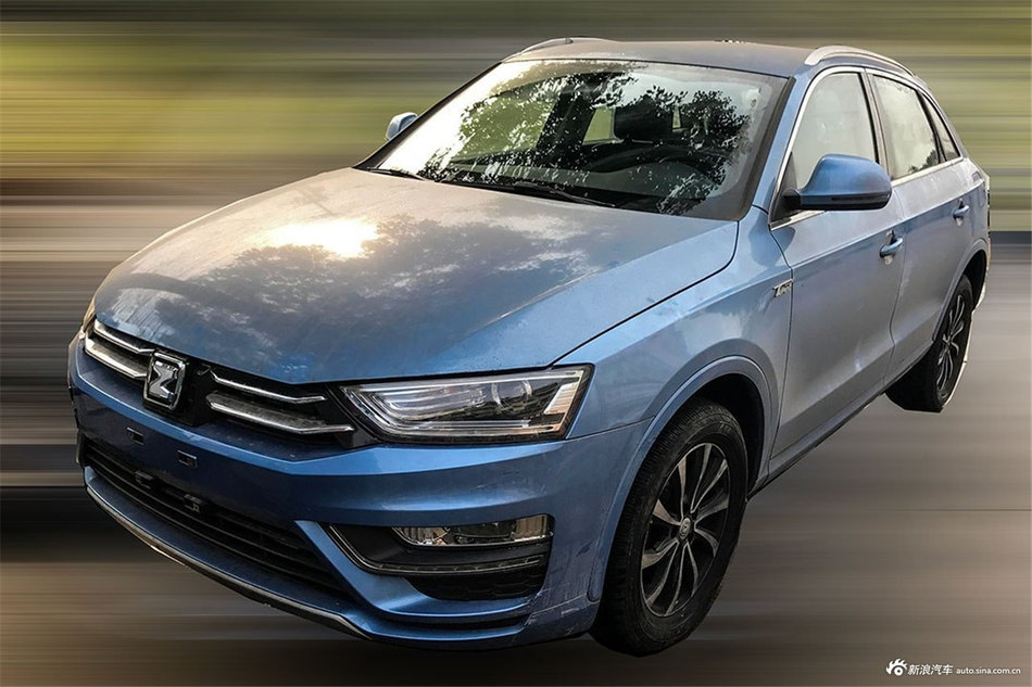 众泰SR7电动版最新谍照 