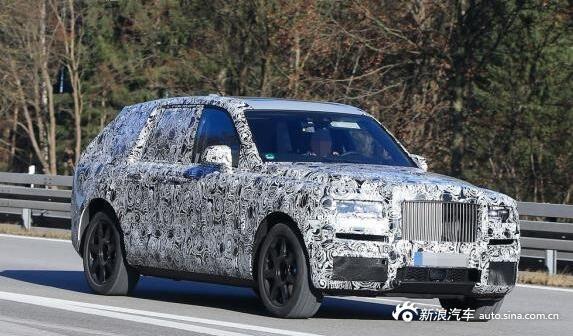 劳斯莱斯Cullinan谍照