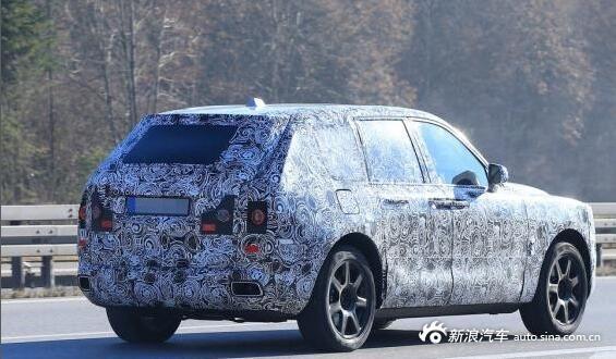 劳斯莱斯Cullinan谍照