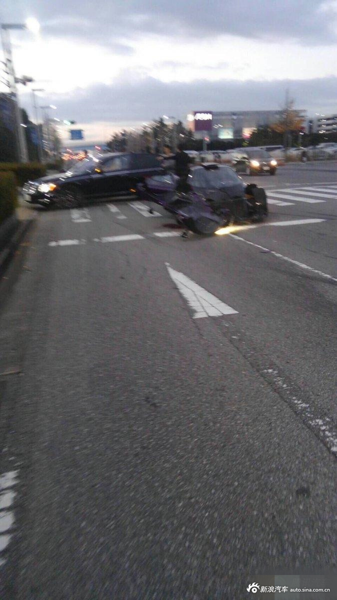 日本最贵车祸!迈巴赫撞废千万帕加尼