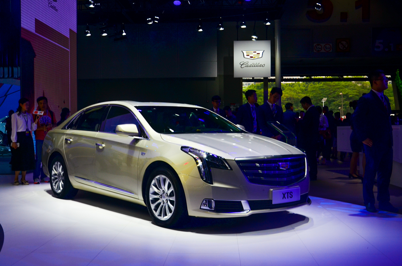 车展实拍新款凯迪拉克xts 刷新颜值新高度
