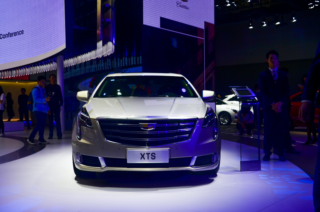 车展实拍新款凯迪拉克xts 刷新颜值新高度