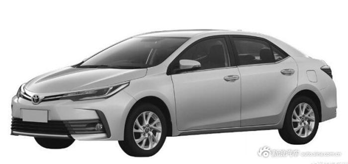 沿用欧版造型 曝国产新款卡罗拉专利图
