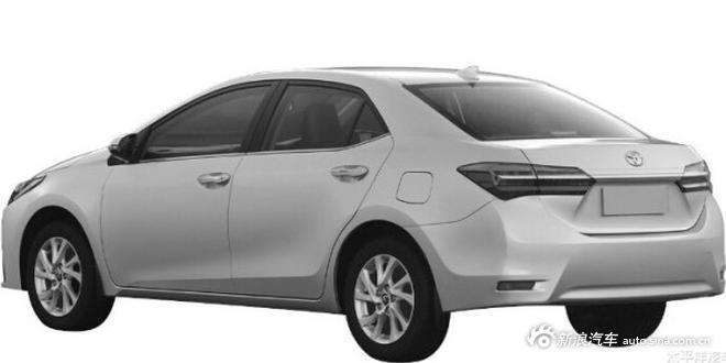 沿用欧版造型 曝国产新款卡罗拉专利图