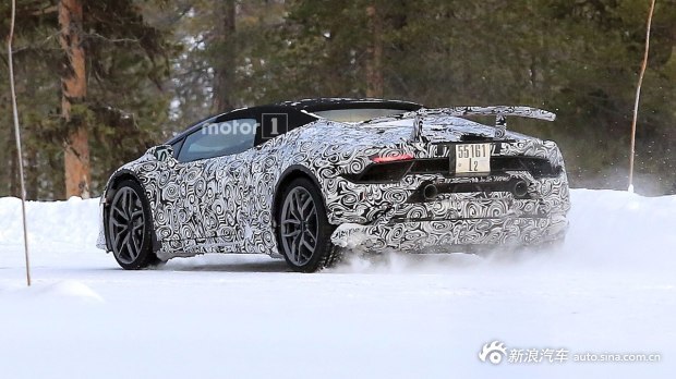 新套件加身 兰博基尼Huracan新车型谍照