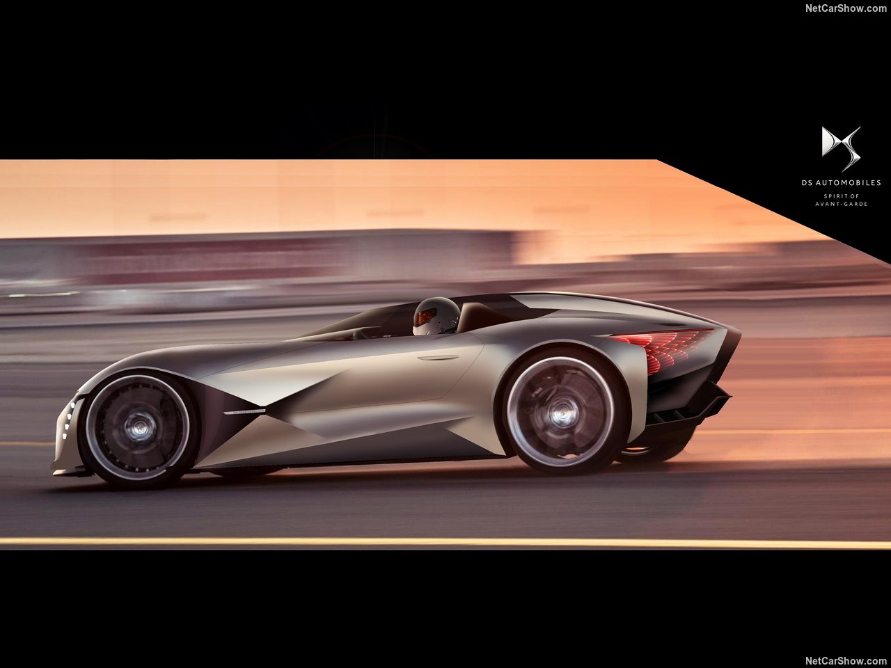 图集|ds x e-tense概念车 采用不对称造型设计