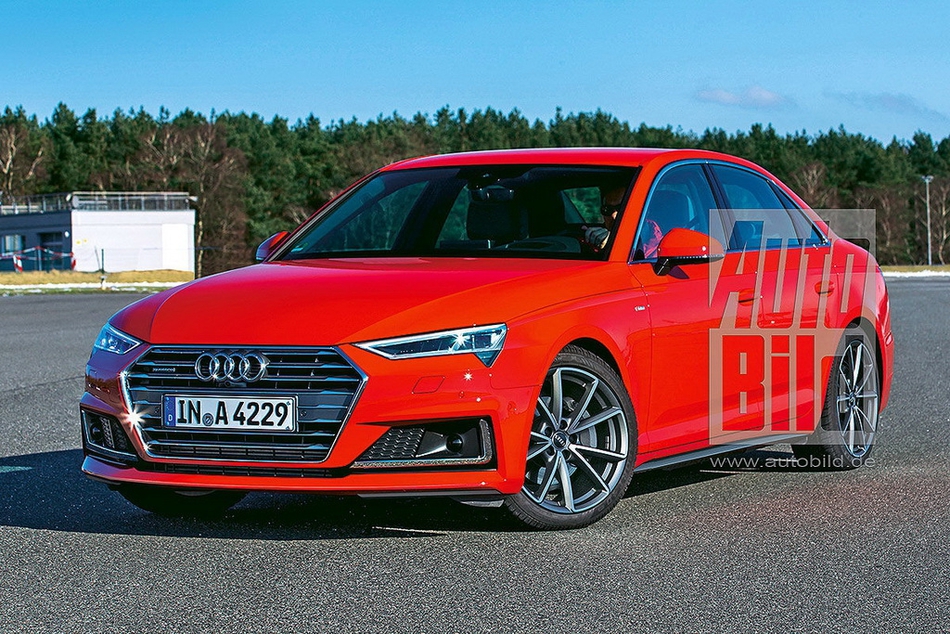 中期改款奥迪A4假想图