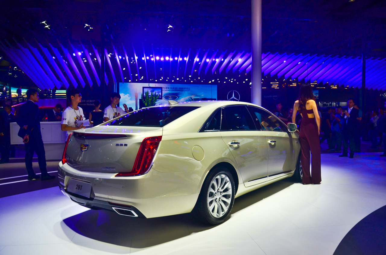 车展实拍新款凯迪拉克xts 刷新颜值新高度