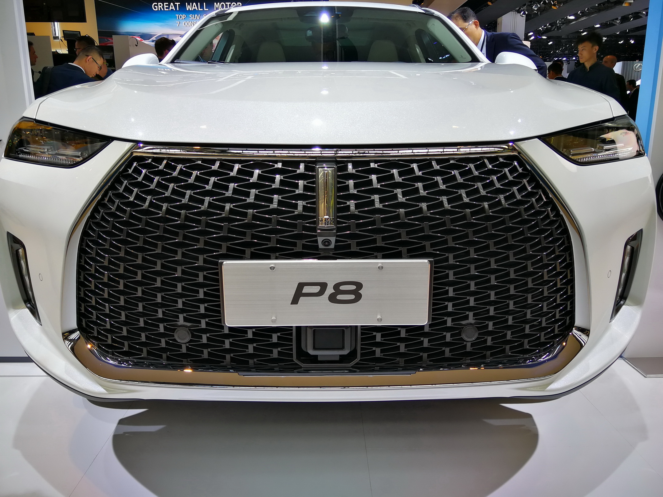 法兰克福车展 wey p8全球首发