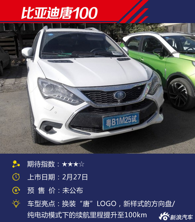 2月将上市新车展望