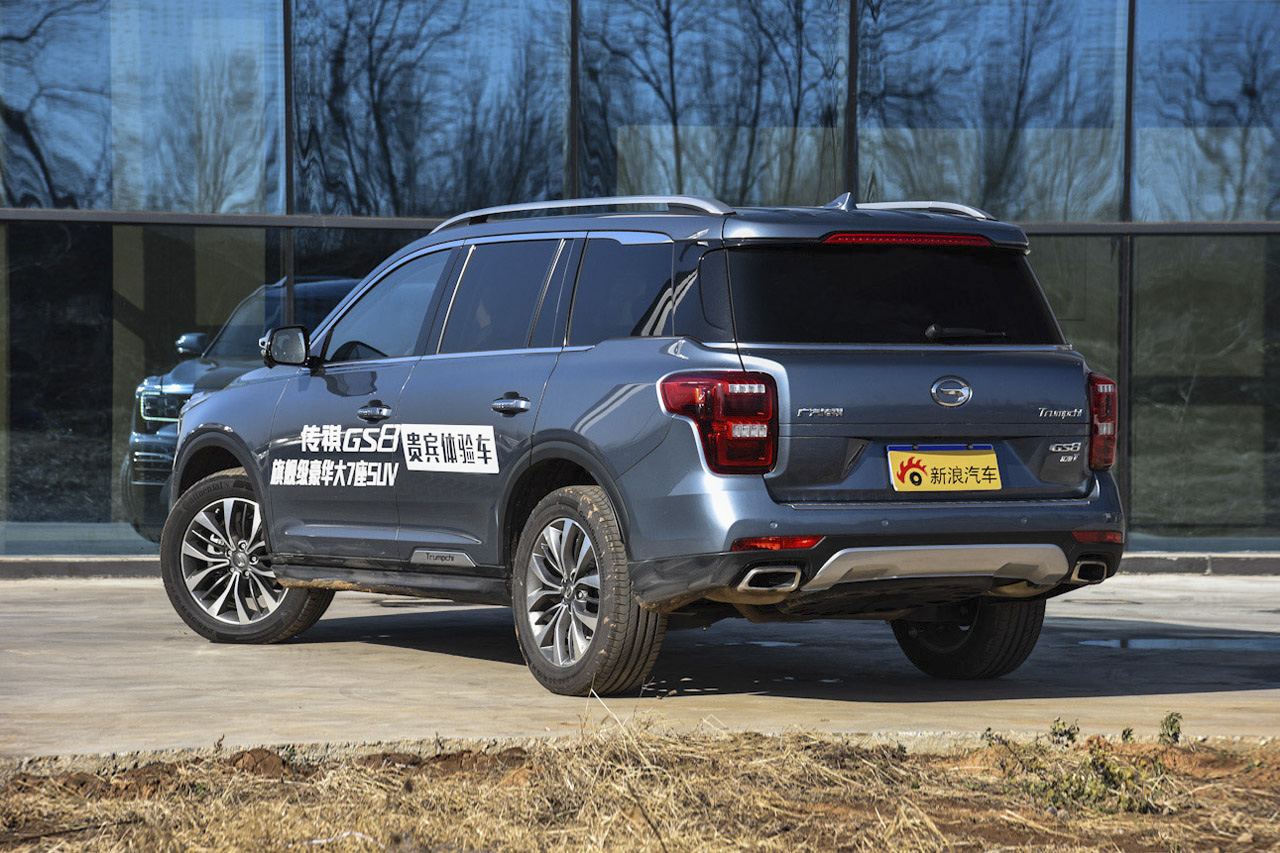 【传祺gs8冰川蓝图片-高清实拍图】 -新浪汽车