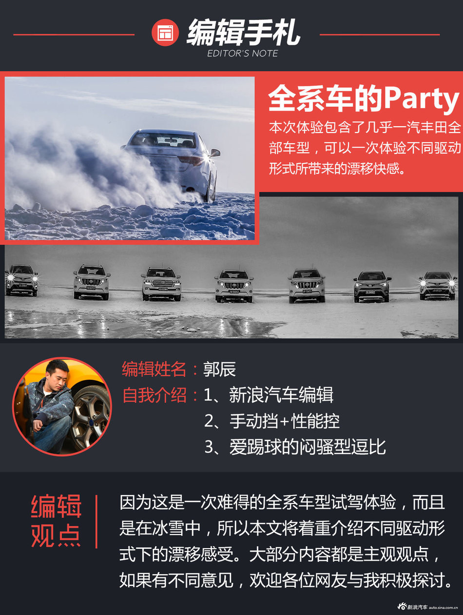 不同驱动不同乐趣 一汽丰田冰雪试驾