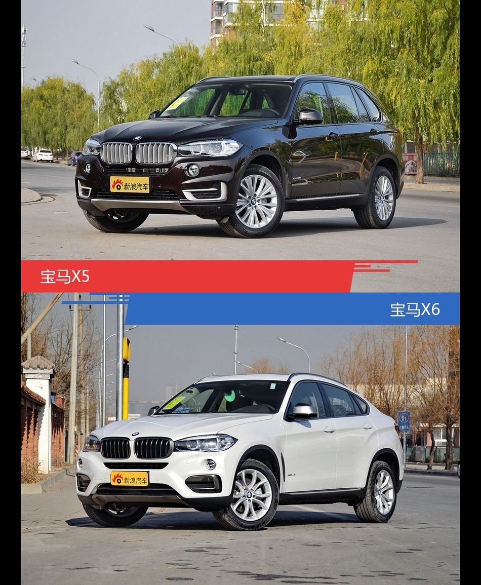 针锋相对各有千秋 宝马x5对比宝马x6