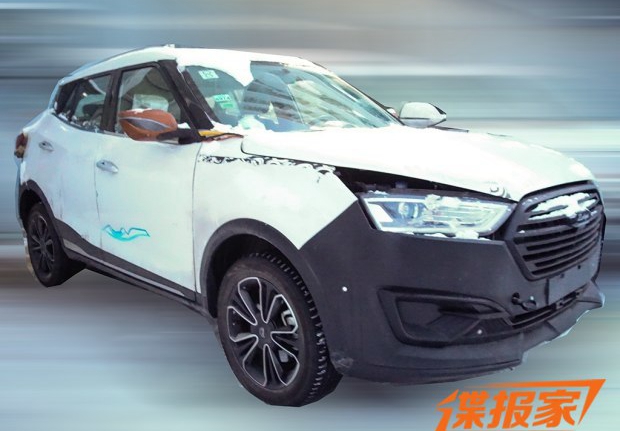 采用手动挡 汉腾全新紧凑SUV最新谍照