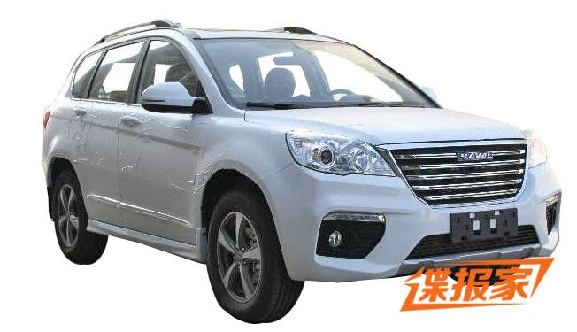 前脸小改 曝哈弗H6升级版1.3T车型谍照