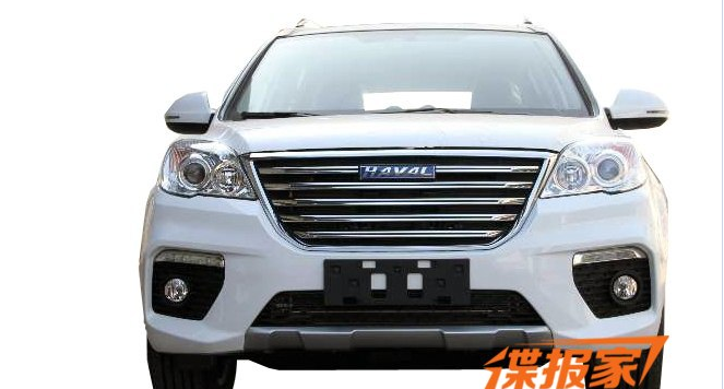 前脸小改 曝哈弗H6升级版1.3T车型谍照