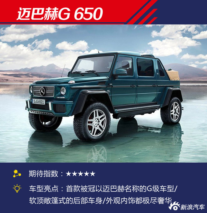 2017日内瓦车展新车前瞻