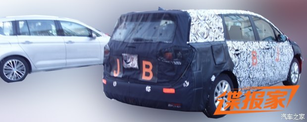 或对标途安L 疑似别克GL6国内谍照曝光 