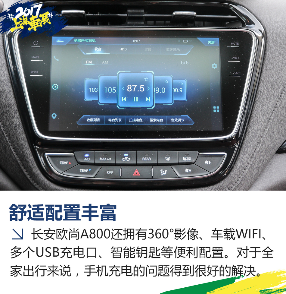 上海车展静态评测长安欧尚A800