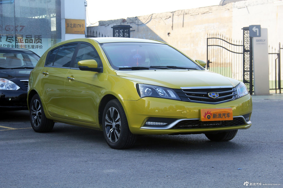 2014款吉利新帝豪两厢1.5l手动精英型到店实拍