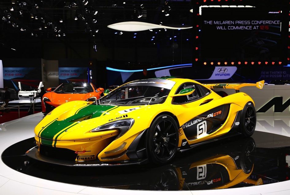 迈凯伦p1 gtr在日内瓦车展首发亮相
