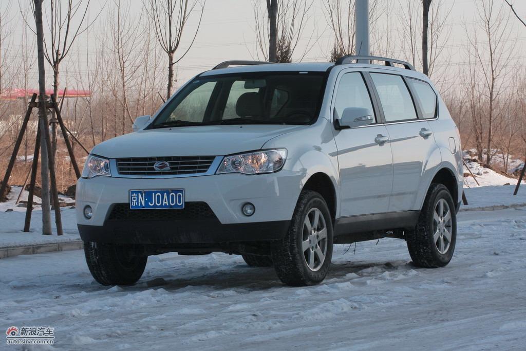 陆风x8试驾实拍图外观