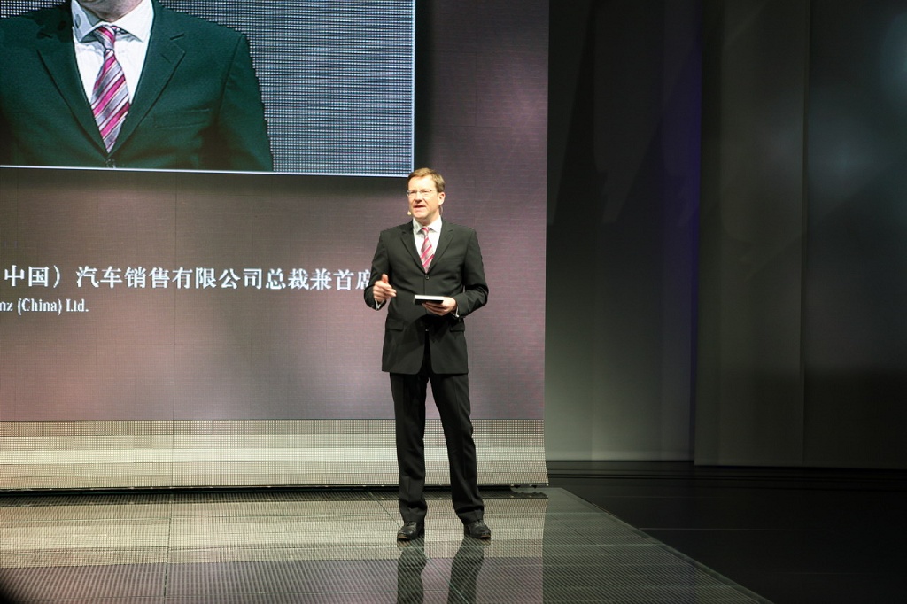 奔驰中国区总裁 klaus maier 麦尔斯先生