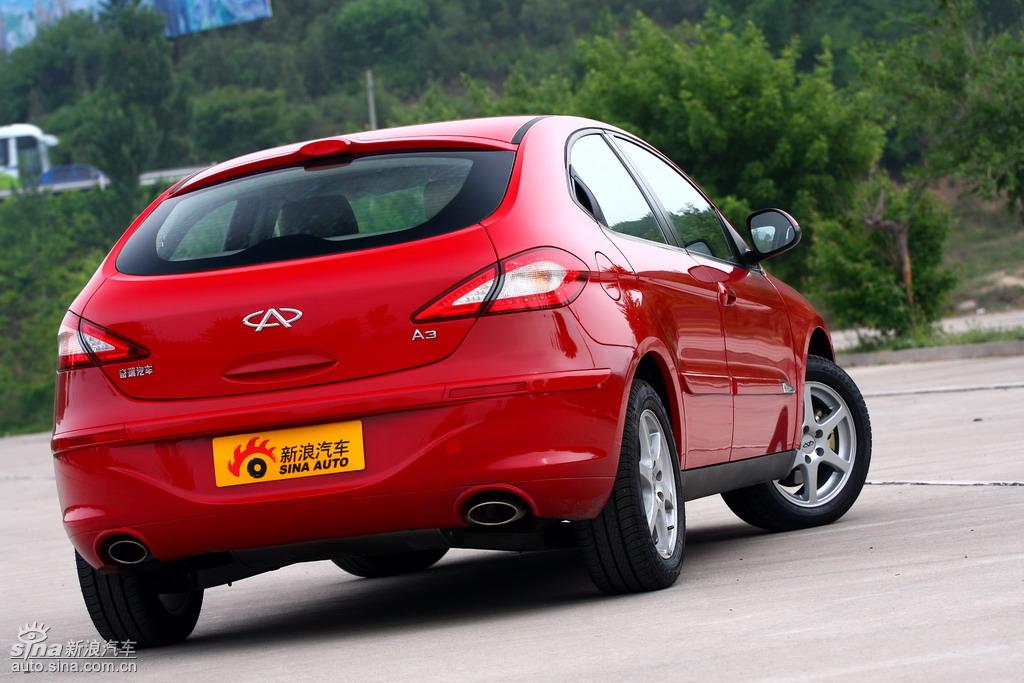 奇瑞a3两厢试驾实拍图外观